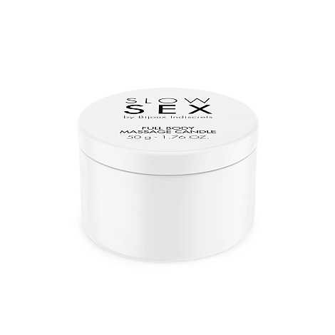 Массажная свеча для всего тела Bijoux Indiscrets Slow Sex, 50 г