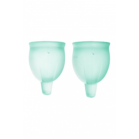Набор менструальных чаш Satisfyer Feel confident Menstrual Cup dark green