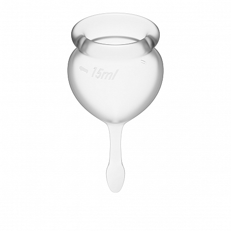 Набор менструальных чаш Satisfyer Feel good Menstrual Cup Transparent