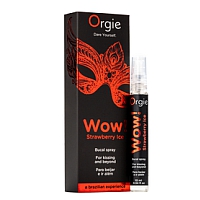 Оральный спрей с охлаждающим и возбуждающим эффектом Orgie WOW! Strawberry Ice Bucal Spray , 10 мл