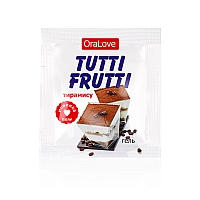 Съедобный гель Тирамису Oralove Tutti-frutti, 4 мл