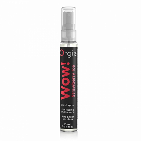 Оральный спрей с охлаждающим и возбуждающим эффектом Orgie WOW! Strawberry Ice Bucal Spray , 10 мл