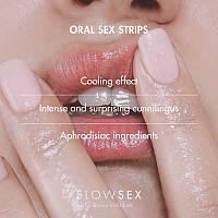 Полоски для орального секса Bijoux Indiscrets Oral Sex Strips, 7 шт