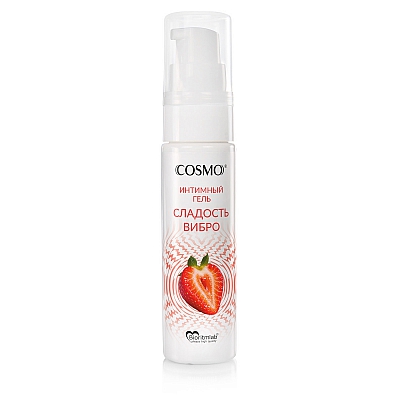 Интимный гель с вибрацией Cosmo "Мимишная клубничка", 33 г