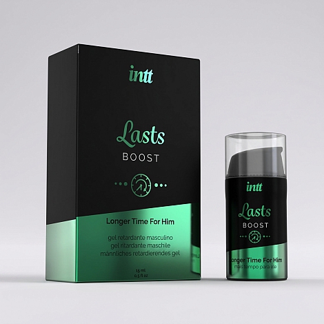 Интимный гель для продления эрекции для него Intt Lasts Boost, 15 мл