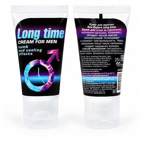 Крем для мужчин Long Time, 25 г