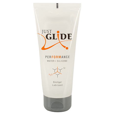 Лубрикант на водно-силиконовой основе Just Glide Performance, 200мл