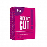 Жидкий вибратор со вкусом клубники Suck my, 15 мл