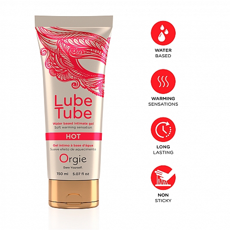 Лубрикант с согревающим эффектом Orgie Lube Tube Hot, 150 мл