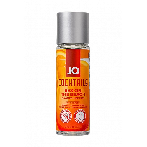 Лубрикант со вкусом коктейля "Секс на пляже" JO Flavored H2O Sex On The Beach, 60 мл