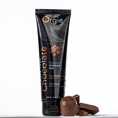 Съедобный лубрикант со вкусом шоколада Orgie Lube Tube Chocolate, 100 мл