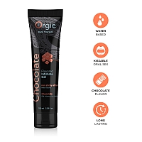 Съедобный лубрикант со вкусом шоколада Orgie Lube Tube Chocolate, 100 мл