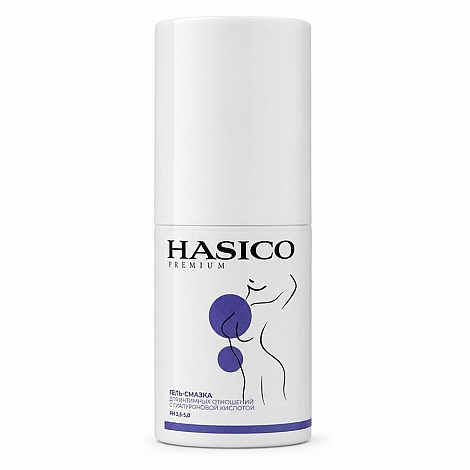 Смазка на водной основе Hasico Premium с гиалуроновой кислотой, 100 мл