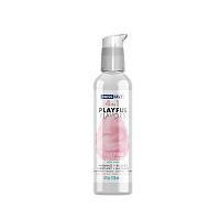 Массажный гель для тела 4 в 1 со вкусом сладкой ваты Swiss Navy Playful flavors Cotton Candy, 118 мл