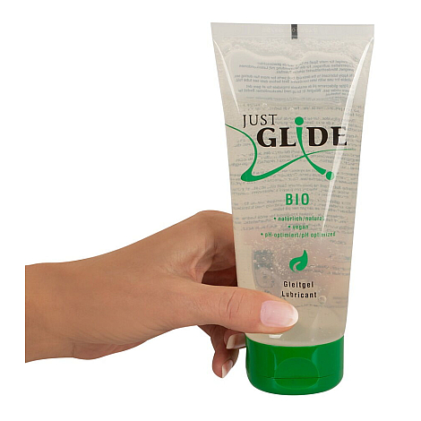 Натуральный лубрикант на водной основе Just Glide Bio, 200 мл