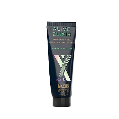 Интимный гель на водной основе c алоэ Maxus Alive Elixir, 75 мл.
