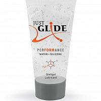 Лубрикант на водно-силиконовой основе Just Glide Performance, 20 мл