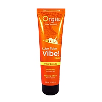 Лубрикант с эффектом вибрации Orgie Lube Tube Vibe Medium Pina Colada, 100 мл