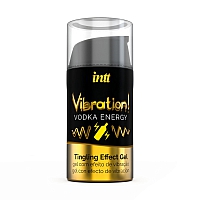 Жидкий интимный гель с эффектом вибрации Intt Vibration Vodka Energy, 15 мл