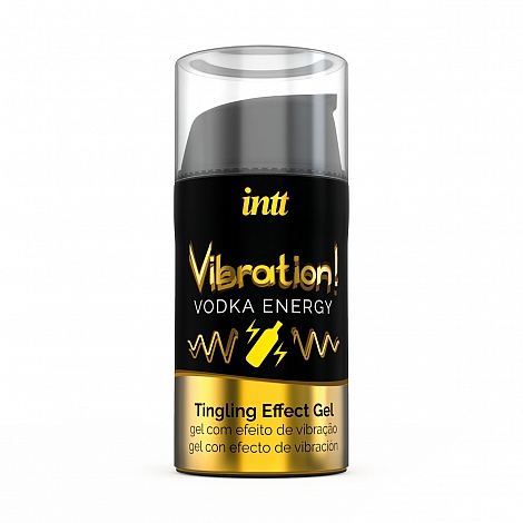 Жидкий интимный гель с эффектом вибрации Intt Vibration Vodka Energy, 15 мл