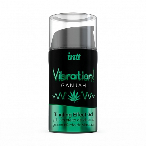 Жидкий интимный гель с эффектом вибрации Intt Vibration Ganjah, 15 мл