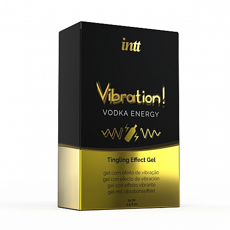 Жидкий интимный гель с эффектом вибрации Intt Vibration Vodka Energy, 15 мл