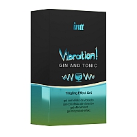 Жидкий интимный гель с эффектом вибрации Intt Vibration Gin & Tonic, 15мл