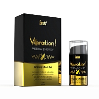 Жидкий интимный гель с эффектом вибрации Intt Vibration Vodka Energy, 15 мл