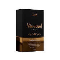 Жидкий интимный гель с эффектом вибрации Intt Vibration Coffee, 15мл