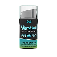 Жидкий интимный гель с эффектом вибрации Intt Vibration Gin & Tonic, 15мл