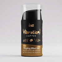 Жидкий интимный гель с эффектом вибрации Intt Vibration Coffee, 15мл