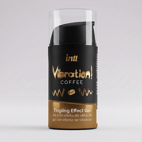 Жидкий интимный гель с эффектом вибрации Intt Vibration Coffee, 15мл