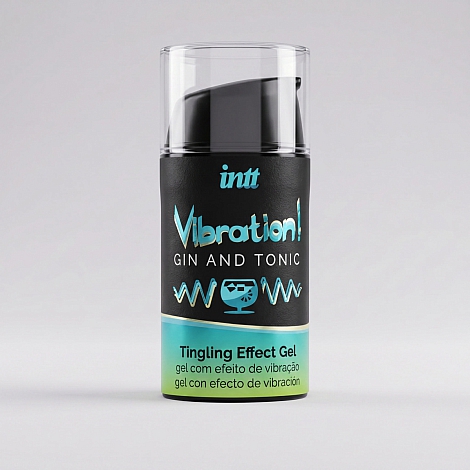 Жидкий интимный гель с эффектом вибрации Intt Vibration Gin & Tonic, 15мл