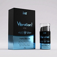 Жидкий интимный гель с эффектом вибрации Intt Vibration Ice, 15мл