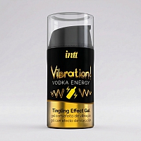 Жидкий интимный гель с эффектом вибрации Intt Vibration Vodka Energy, 15 мл