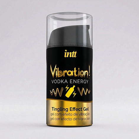 Жидкий интимный гель с эффектом вибрации Intt Vibration Vodka Energy, 15 мл