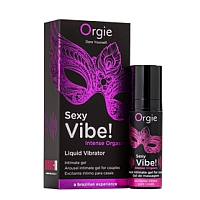 Гель с покалывающим, разогревающим и охлаждающим эффектом Orgie Sexy Vibe Intense Orgasm, 15 мл