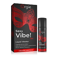 Гель с эффектом вибрации и разогрева Orgie Sexy Vibe Hot, 15 мл