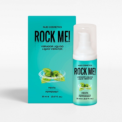 Жидкий вибратор со вкусом мяты Nuei Rock Me, 20 мл