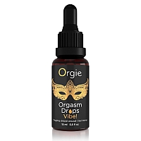 Возбуждающий съедобный гель для клитора Orgie Orgasm Drops Vibe!, 15 мл