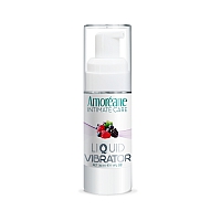 Жидкий вибратор со вкусом ягод Amoreane Berries, 30 мл