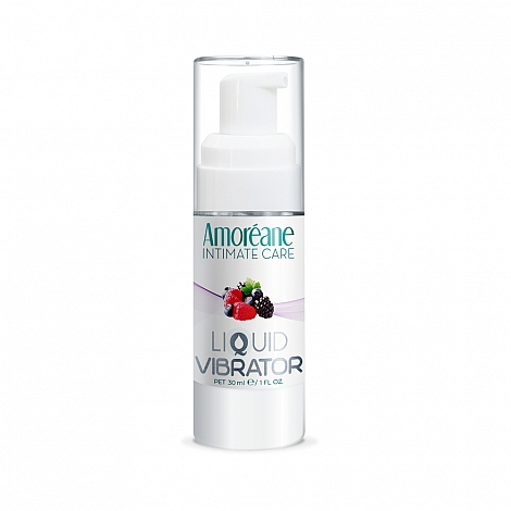 Жидкий вибратор со вкусом ягод Amoreane Berries, 30 мл