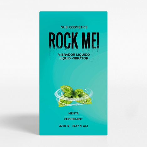 Жидкий вибратор со вкусом мяты Nuei Rock Me, 20 мл