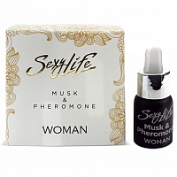 Духи с феромонами женские Sexy Life Musk&Pheromone, 5 мл