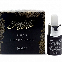 Духи с феромонами мужские Sexy Life Musk&Pheromone, 5 мл