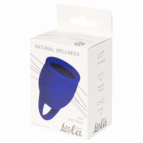 Менструальная чаша Natural Wellness Iris blue, 15 мл