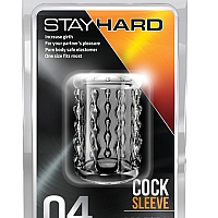 Насадка на пенис Stay Hard Cock Sleeve 04 Clear