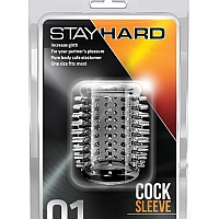 Насадка на пенис Stay Hard Cock Sleeve 01 Clear