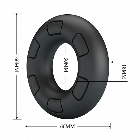 Эрекционное кольцо из силикона Bertam
