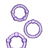 Набор из трех фиолетовых эрекционных колец